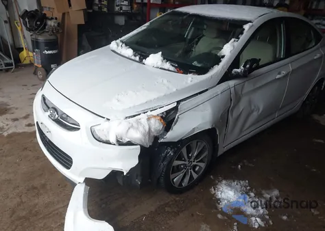 2017 Hyundai Accent Value Edition из США, поврежденный, VIN KMHCT4AE6HU361125